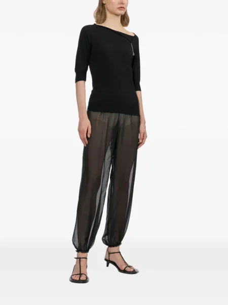 Pantaloni Paloma Wool de lână negru