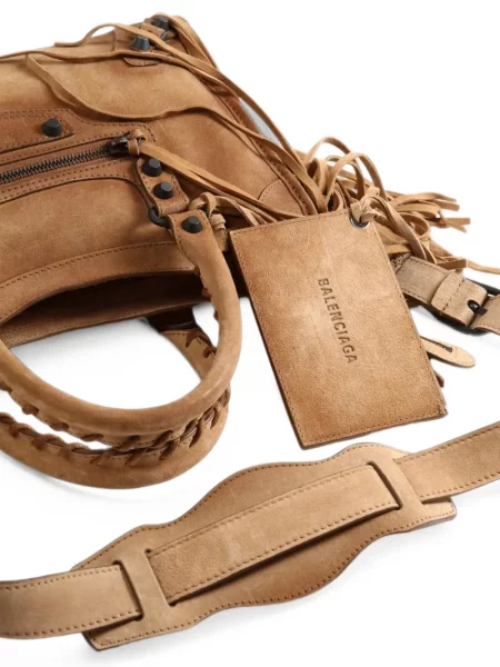 Geantă shopper Balenciaga maro