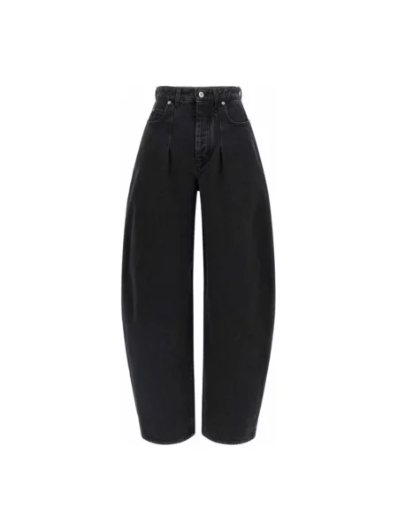 Szerokie jeansy Jacquemus czarne