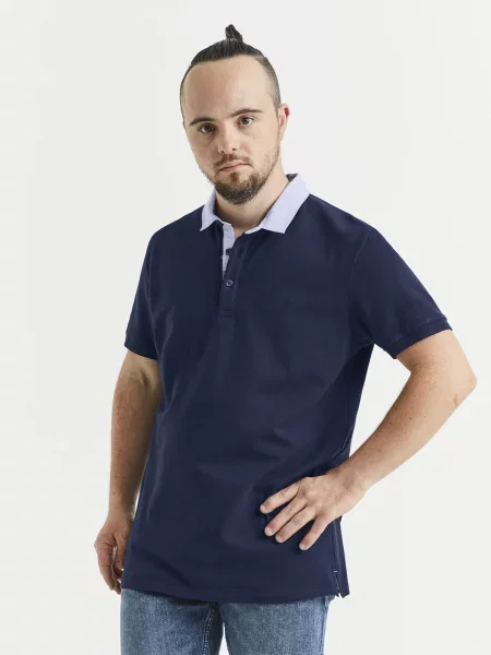 Tricou polo Celio albastru