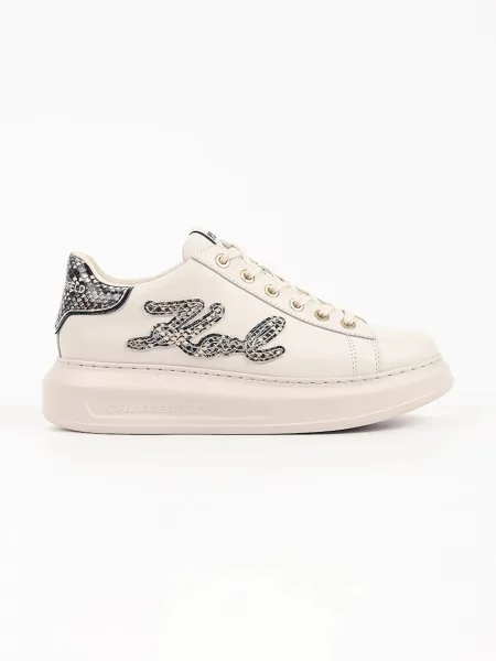 Karl Lagerfeld Kapri sneakers pentru femei din piele bej