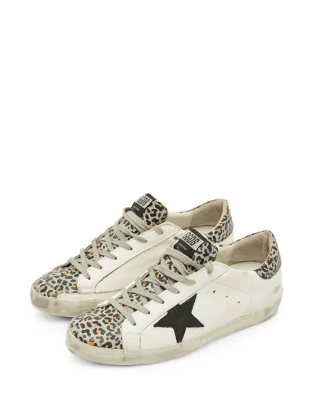 Маратонки Golden Goose Superstar с принт с леопардов принт бяло
