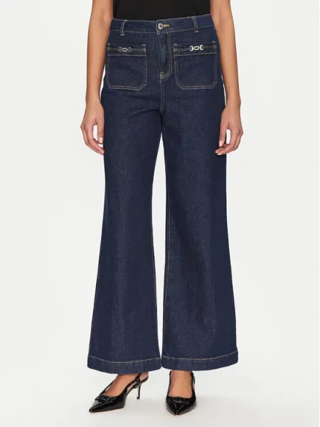 Morgan Джинси Wide Leg cиній