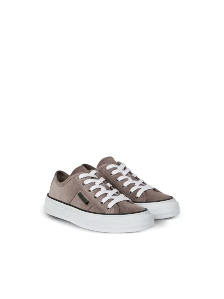 Sneakersy Brunello Cucinelli zamszowe szare