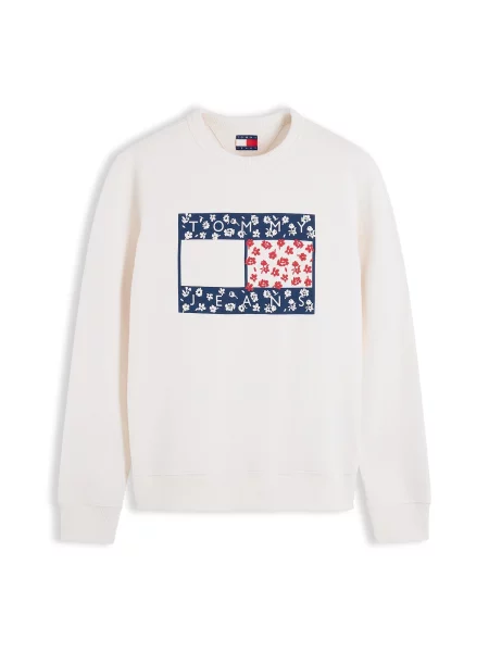 Palton Tommy Jeans alb