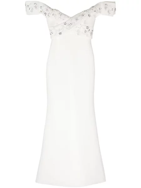 Sukienka Badgley Mischka biała