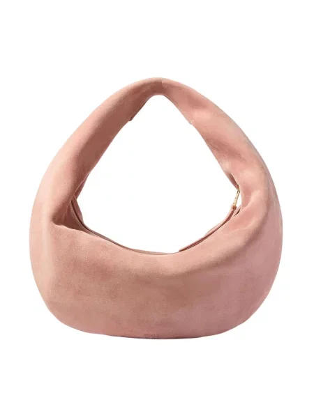 Torebka hobo Khaite skórzana różowa