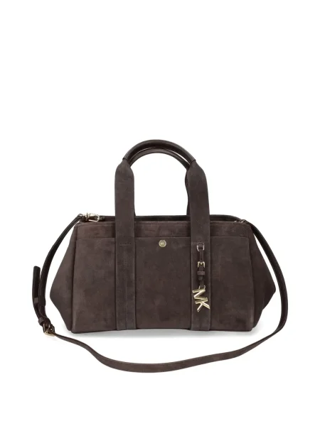 Geantă messenger Michael Michael Kors din satin albastru