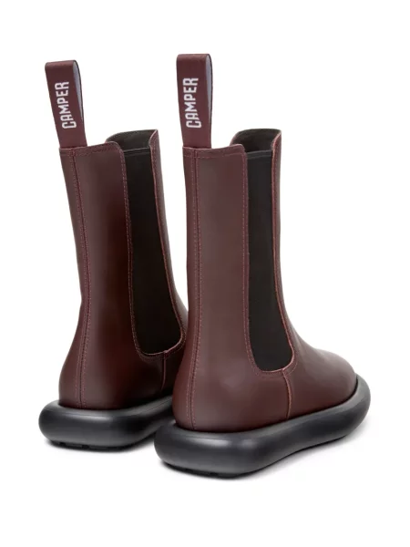 Botine Camper cu platformă roșu