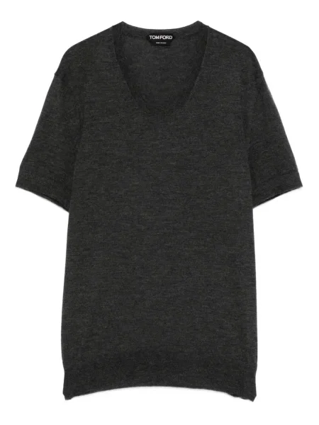 Tricou Tom Ford scurt gri