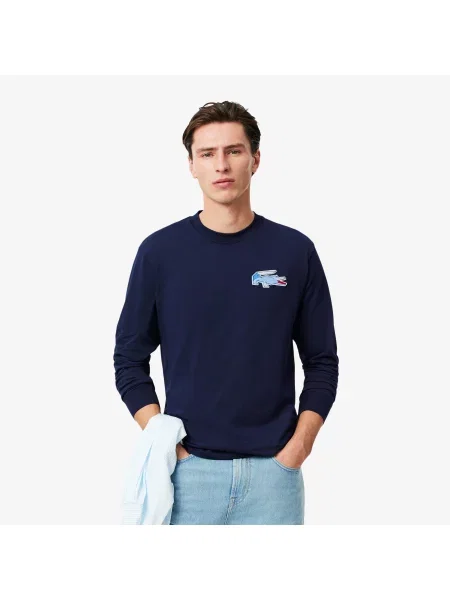 Lacoste футболка чоловіча Classic Fit синя