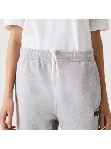 Lacoste Unisexowe Spodnie Dresowe Z Bawełny Organicznej O Regularnym Kroju szare