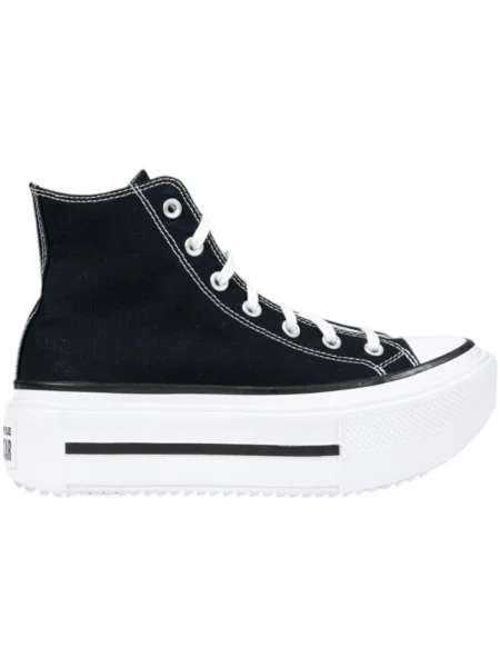 Sneakers Converse Chuck Taylor All Star Lift Double Stack Black/ White/ Black EUR 38 fehér