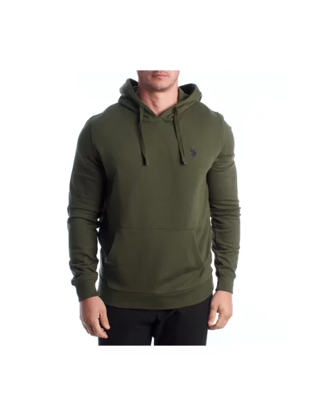 Bluza z kapturem U.s Polo Assn. z kapturem zielona