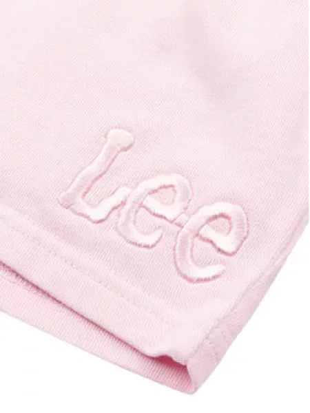 Lee Medžiaginiai šortai Acid Wash rožinė