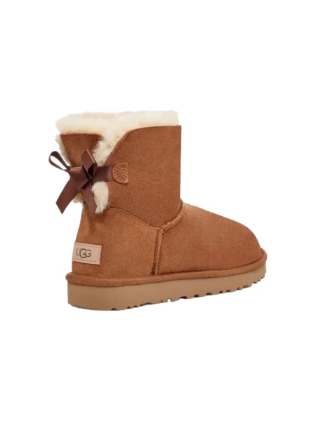 Pantofi Ugg cu funde maro
