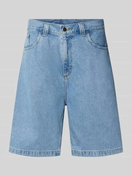 Szorty jeansowe z wpuszczanymi model Brandon' Carhartt Work In Progress niebieskie