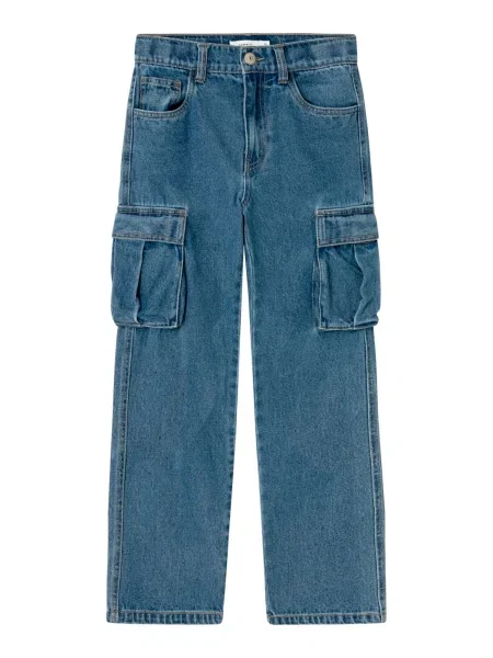 NAME IT Pantaloni Ryan denim albastru