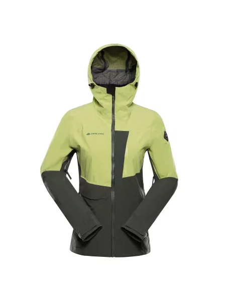 Kurtka trekkingowa wodoodporna Alpine Pro Zarra 2 zielona