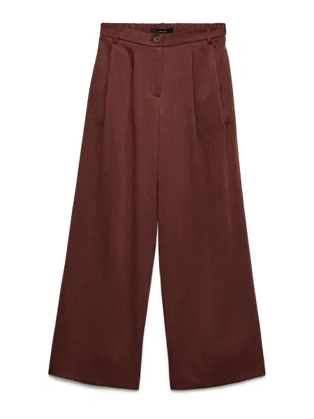 VERO MODA Pantaloni cutați VMSTEFFI vin roșu