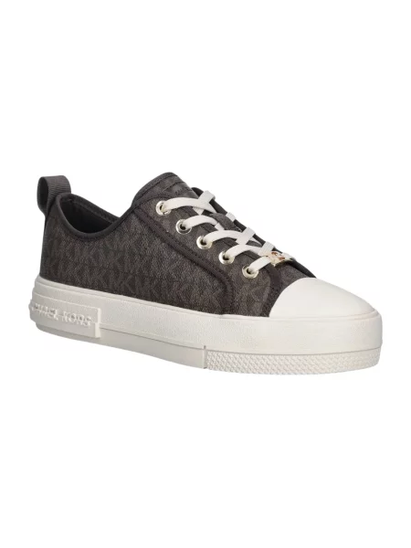 Sneakersy Michael Kors sznurowane koronkowe brązowe