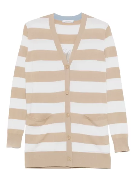 Cardigan Max Mara de lână alb