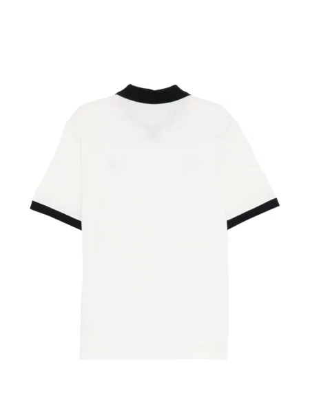Tricou polo Fred Perry din jacard alb