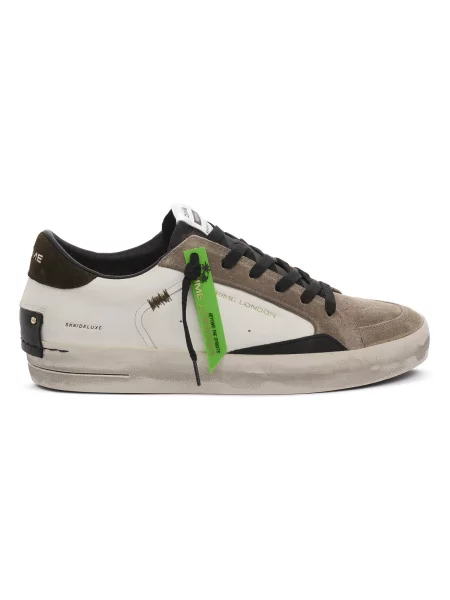 Pantofi Crime London alb