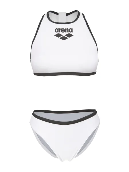 ARENA Costum de baie două piese Y-Line negru alb