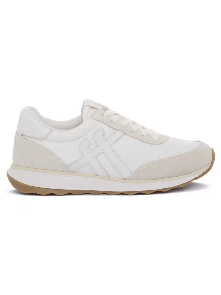 Sneakerși Fitflop retro alb
