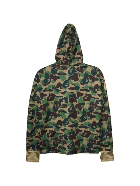 Hanorac cu glugă A Bathing Ape® cu imagine verde