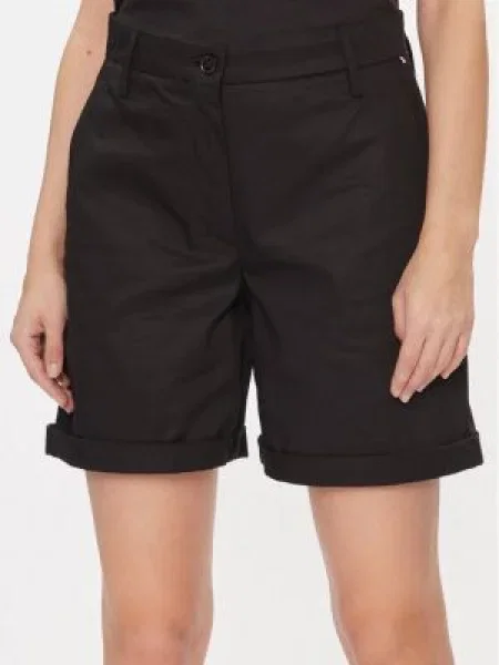 Pantaloni scurți Tommy Hilfiger negru