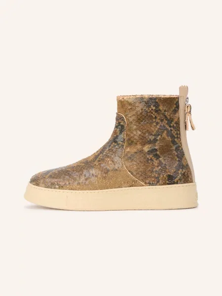 Agl Boots Giuly / světle / tmavě hnědá