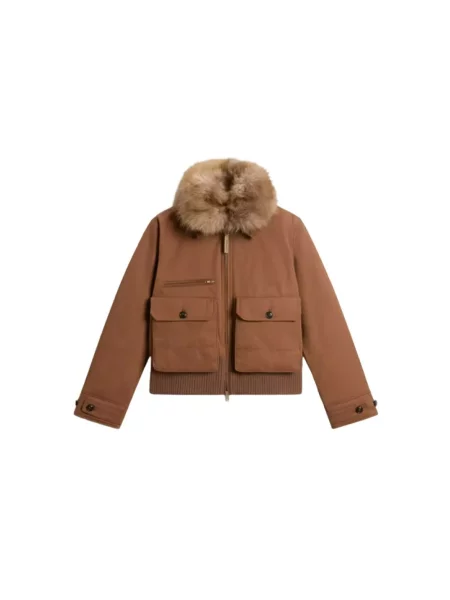 Kurtka Woolrich brązowa