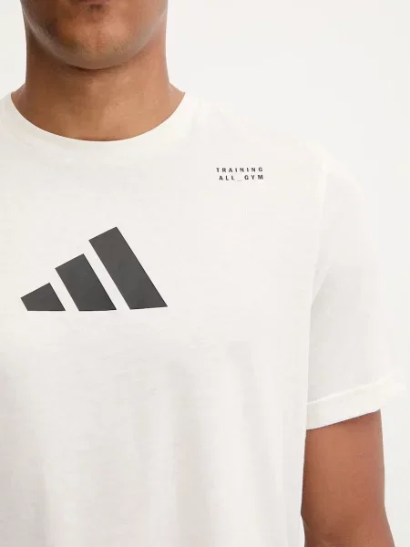 Koszulka adidas CLIMACOOL Graphic krótki rękaw S biała