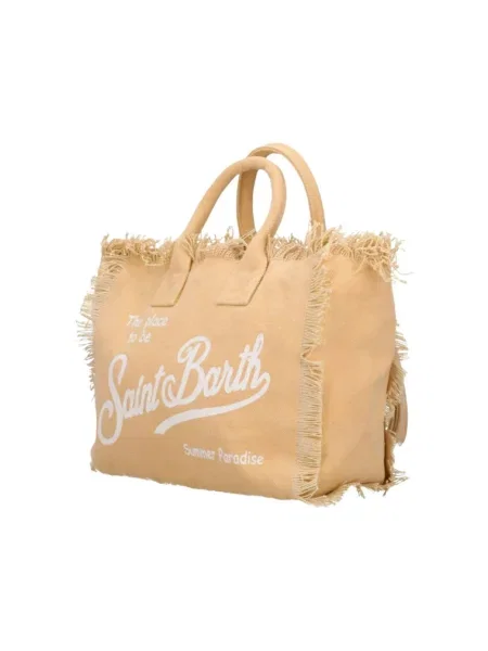 Shopperka Mc2 Saint Barth beżowa