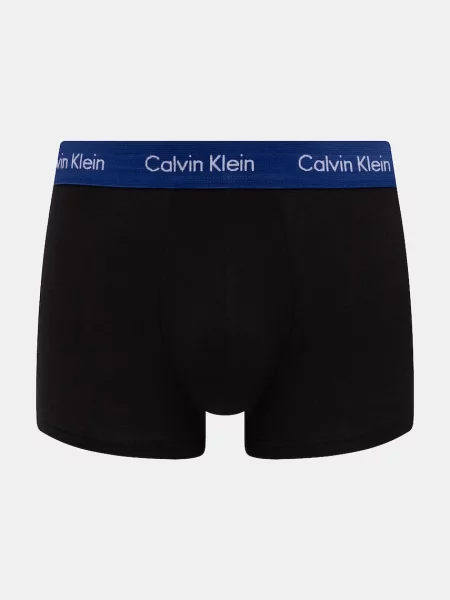 Boxeralsó Calvin Klein Low Rise Trunk 5 pairs black in plume wb/black in misty sage wb. Méret: S fekete