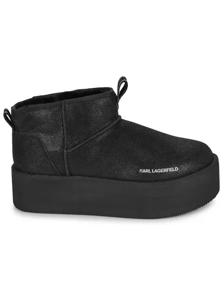 Botine Karl Lagerfeld slip-on negru