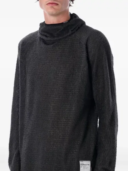 Fleece hoodie Satisfy γκρι