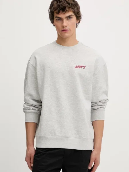 Dukserica Levi's RELAXD GRAPHIC CREW siva