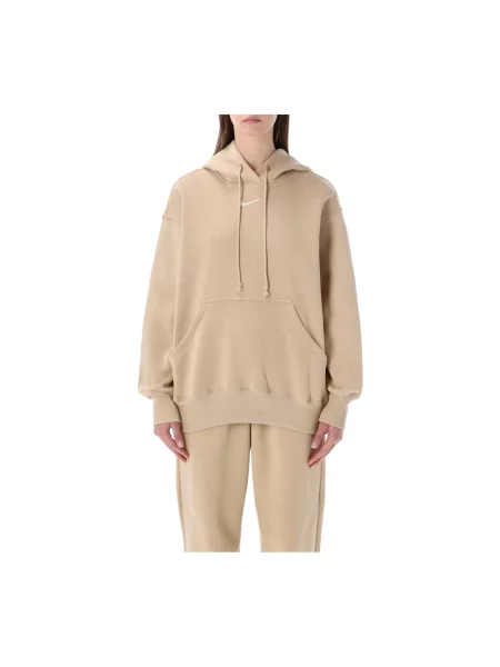 Bluza z kapturem Nike polarowa z kapturem beżowa