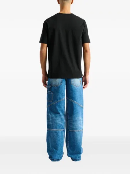 Tricou Balmain cu broderie negru