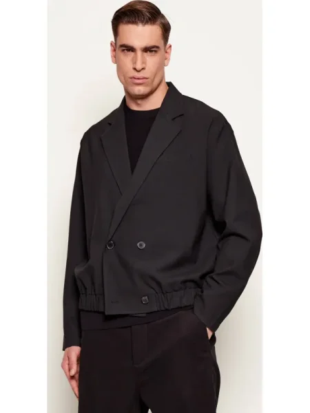 Karl Lagerfeld Geacă | Relaxed fit negru