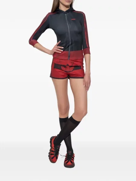 Fustă Adidas cu broderie conici cu model camuflaj negru