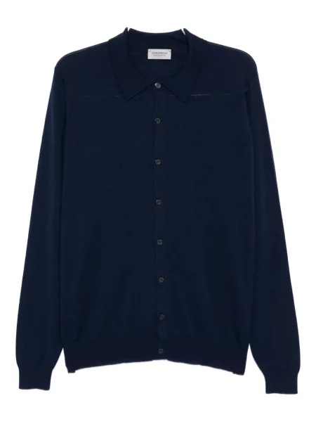 Cardigan John Smedley tricotate albastru