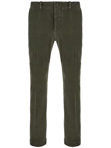 Pantaloni chino Rrd de catifea cord verde