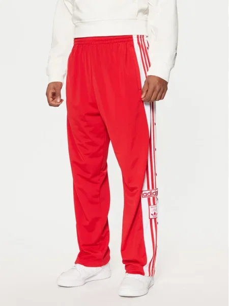 Спортен панталон adidas Originals Adibreak с апликация червено