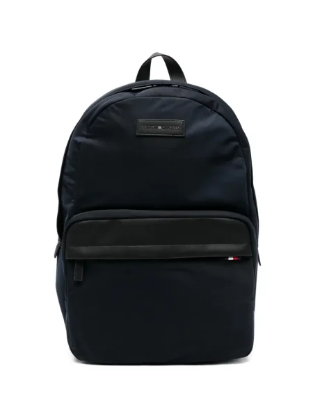 Rucsac Tommy Hilfiger cu autograf albastru