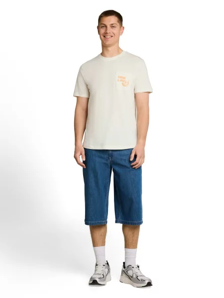 Tom Tailor Denim Koszulka Mężczyźni S biały