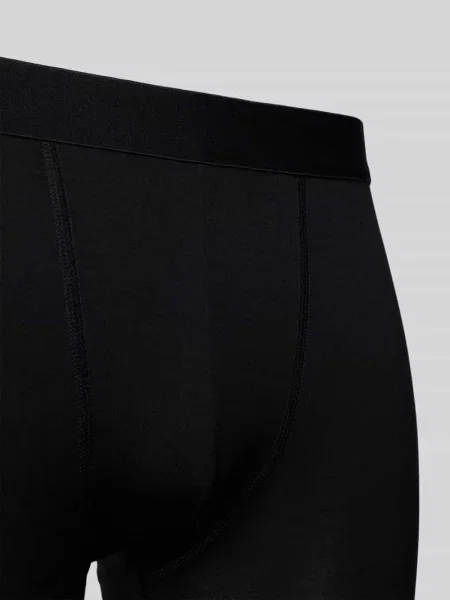 Obcisłe bokserki z elastycznym pasem w zestawie 2 szt. Bread & Boxers czarne